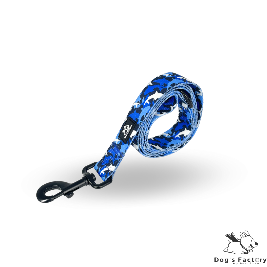 ICE | Set pettorina & guinzaglio - Camouflage Squali M /L